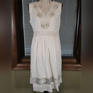 Romantic White, Western Dress